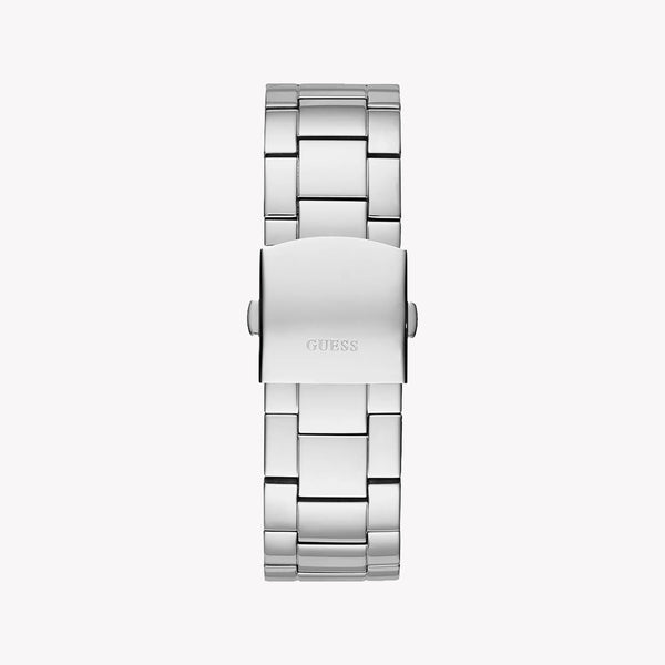 Guess Men's Silver Stainless Steel Watch, Black Dial | W1176g2 by i-watch