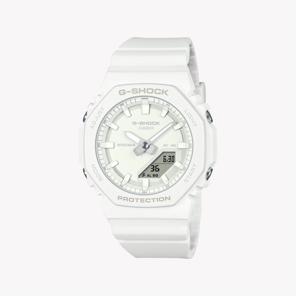 Casio G-Shock Gma-P2100-7adr - Elegant Adventurer Women's Watch With White Resin BAnd and Sleek Design by i-watch