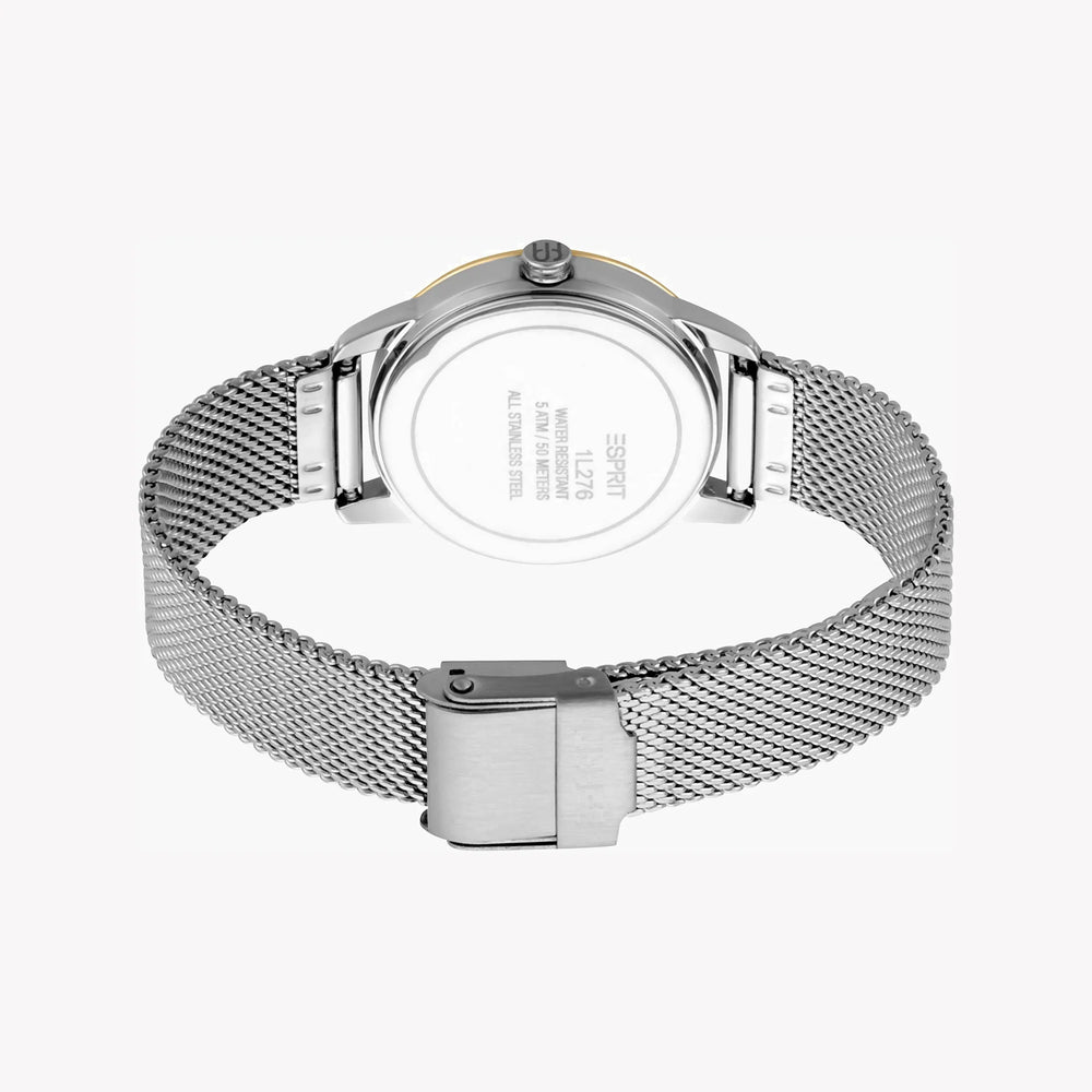 Esprit Women's Silver Stainless Steel Watch, Silver Dial | Es1l186m0075 by i-watch