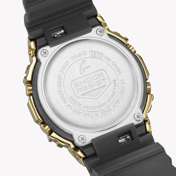 G-Shock Men's Gold & Black Resin Watch, Stainless Steel | Gm-5600g-9dr by i-watch