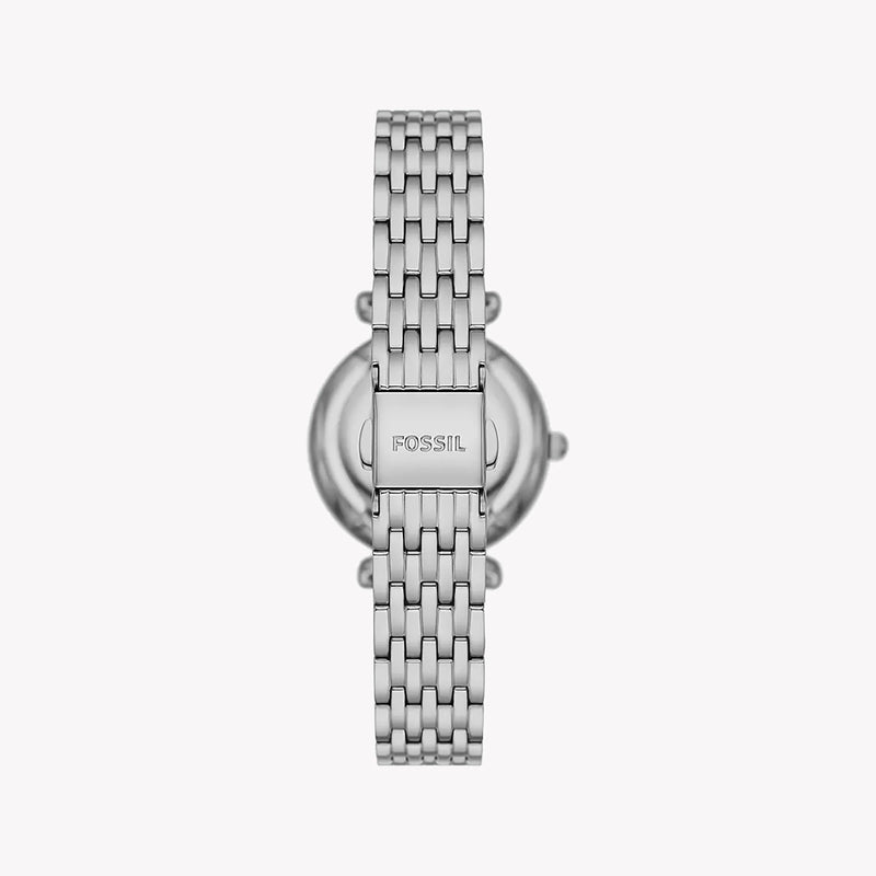 Fossil Women's Silver Stainless Steel Watch, White Dial | Es5315set by i-watch