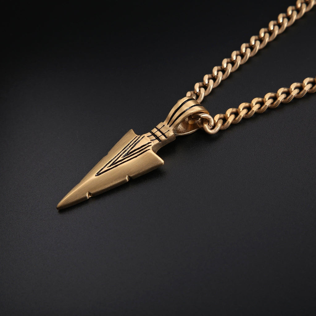 Zink Men's Gold Stainless Steel Necklace | Zjpd019g