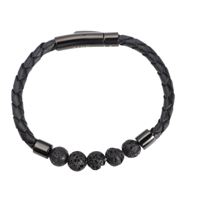 Zjbc048b-S Zink Men's Bracelet by i-watch