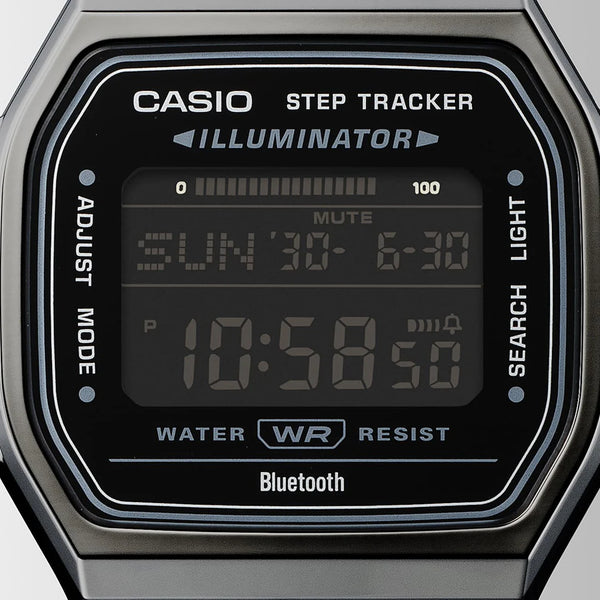 Casio Men's Black Resin Watch, Metal Band | Abl-100wegg-1bef by i-watch