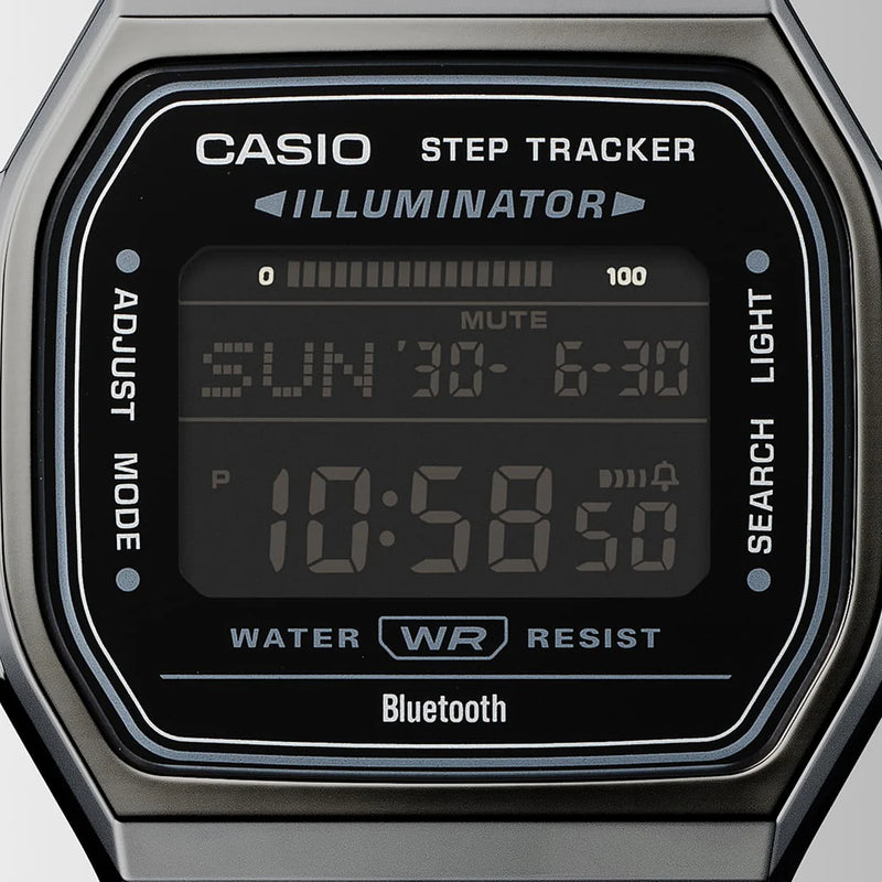 Casio Men's Black Resin Watch, Metal Band | Abl-100wegg-1bef by i-watch
