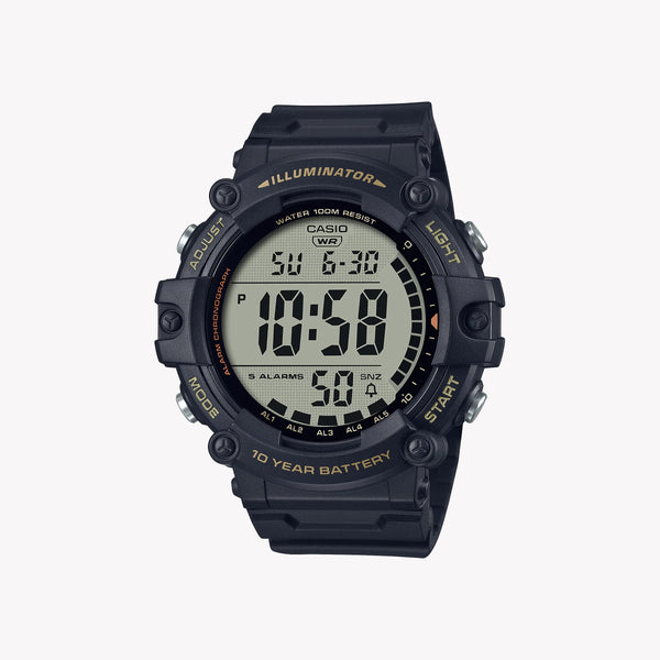 Casio Men's Black Digital Watch, Resin Case | Ae-1500whx-1av by i-watch