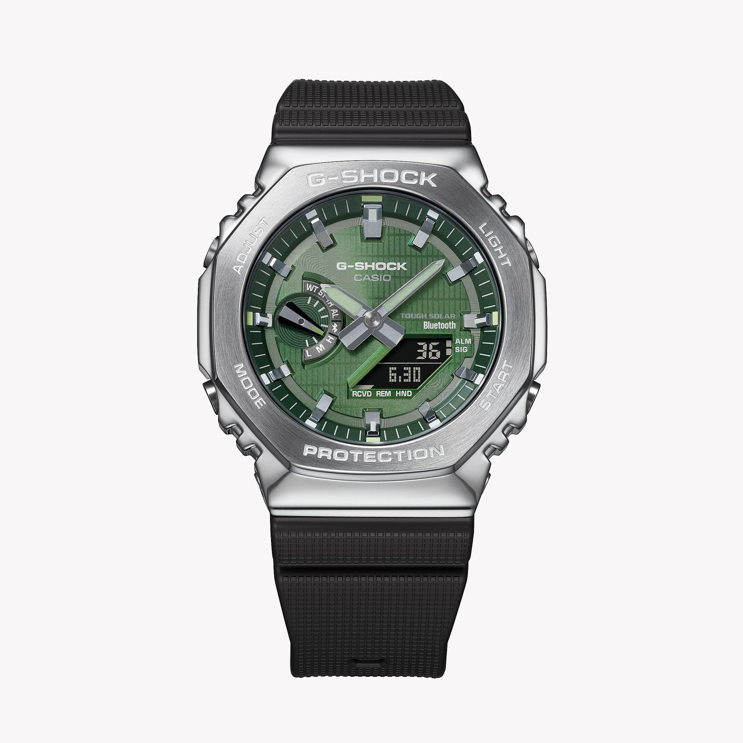 CASIO G-SHOCK GBM-2100A-1A3 G-STEEL TOUGH SOLAR Bluetooth GREEN Men's Watch