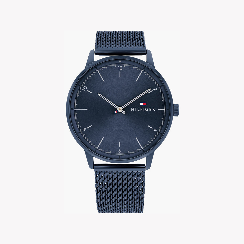 TOMMY HILFIGER 1674780 BOLD BLUE - MEN'S STAINLESS STEEL WATCH WITH STRIKING DESIGN & FUNCTIONALITY