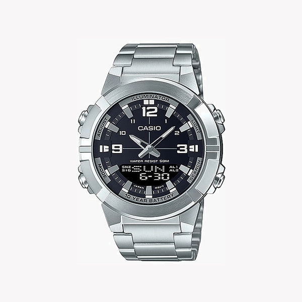 Casio Amw-870d-1avdf - Adventure Ready Men's Watch With Stainless Steel Band And Black Dial by i-watch
