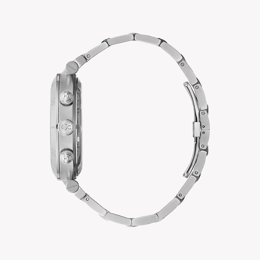 Guess Collection Men's Silver Stainless Steel, Black Dial | Y68001g5mf by i-watch