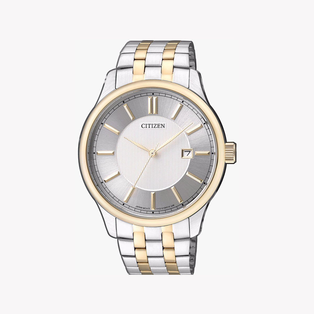 CITIZEN BI1054-55A - BOLD ELEGANCE: The Ultimate Men's Quartz Watch in Gold & Silver