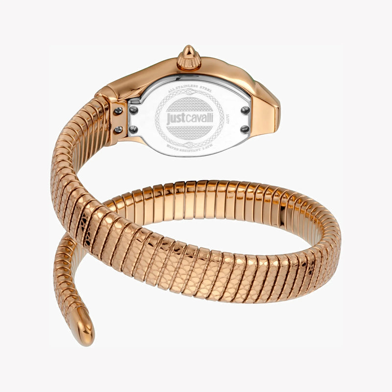 Just Cavalli Women's Rose Gold Watch, White Dial | Jc1l177m0045 by i-watch