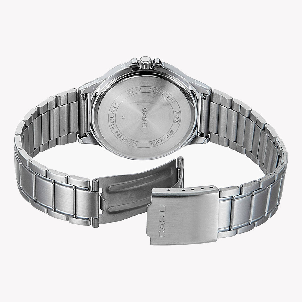 CASIO MTP-V300D-7A2UDF ADVENTURE READY - SPORTY ELEGANCE MEN'S WATCH with Stainless Steel Band and White Dial-i-Watch-2