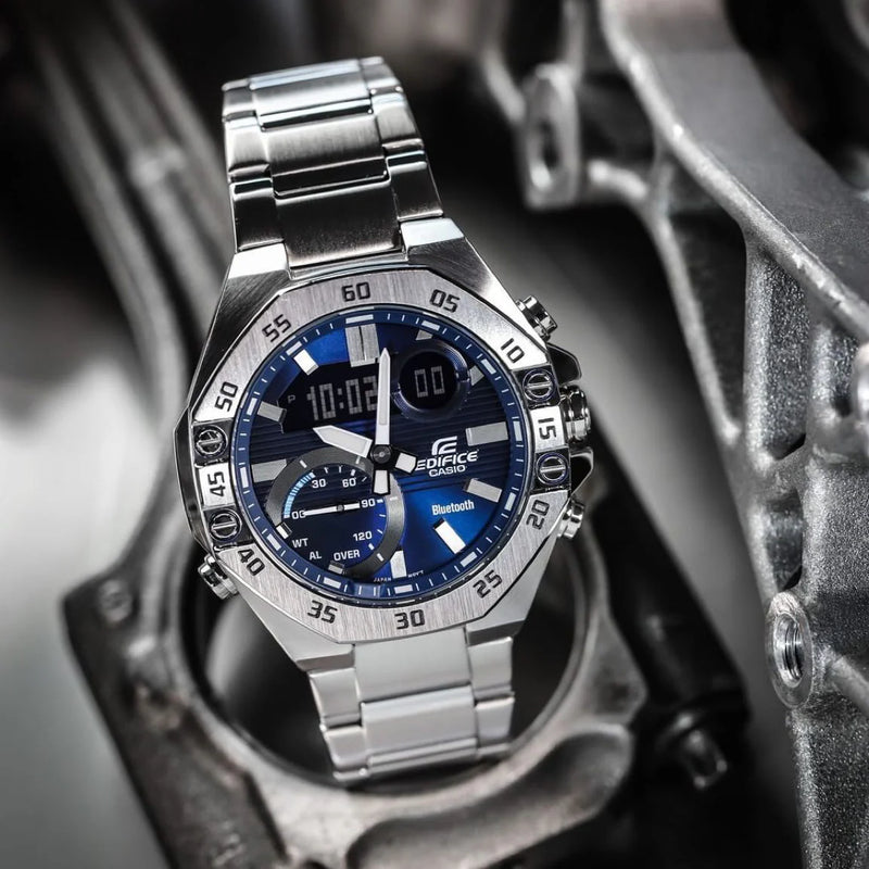 Casio Edifice Ecb-10d-2adf - Sporty Elegance For The Modern Man by i-watch