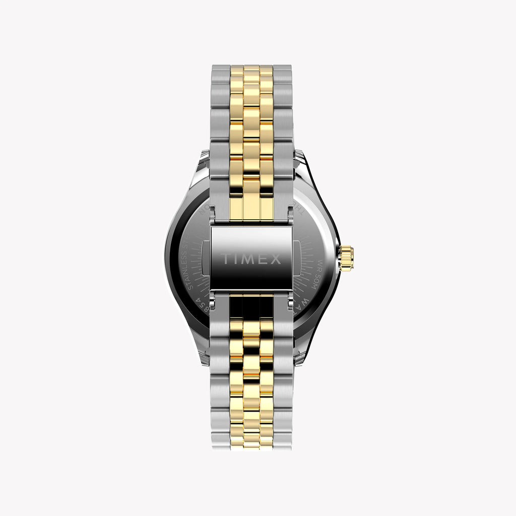 TIMEX WOMEN'S LEGACY TWO-TONE STAINLESS STEEL WATCH - ELEGANT TIMEPIECE WITH DATE AND WATER RESISTANCE-i-Watch-3