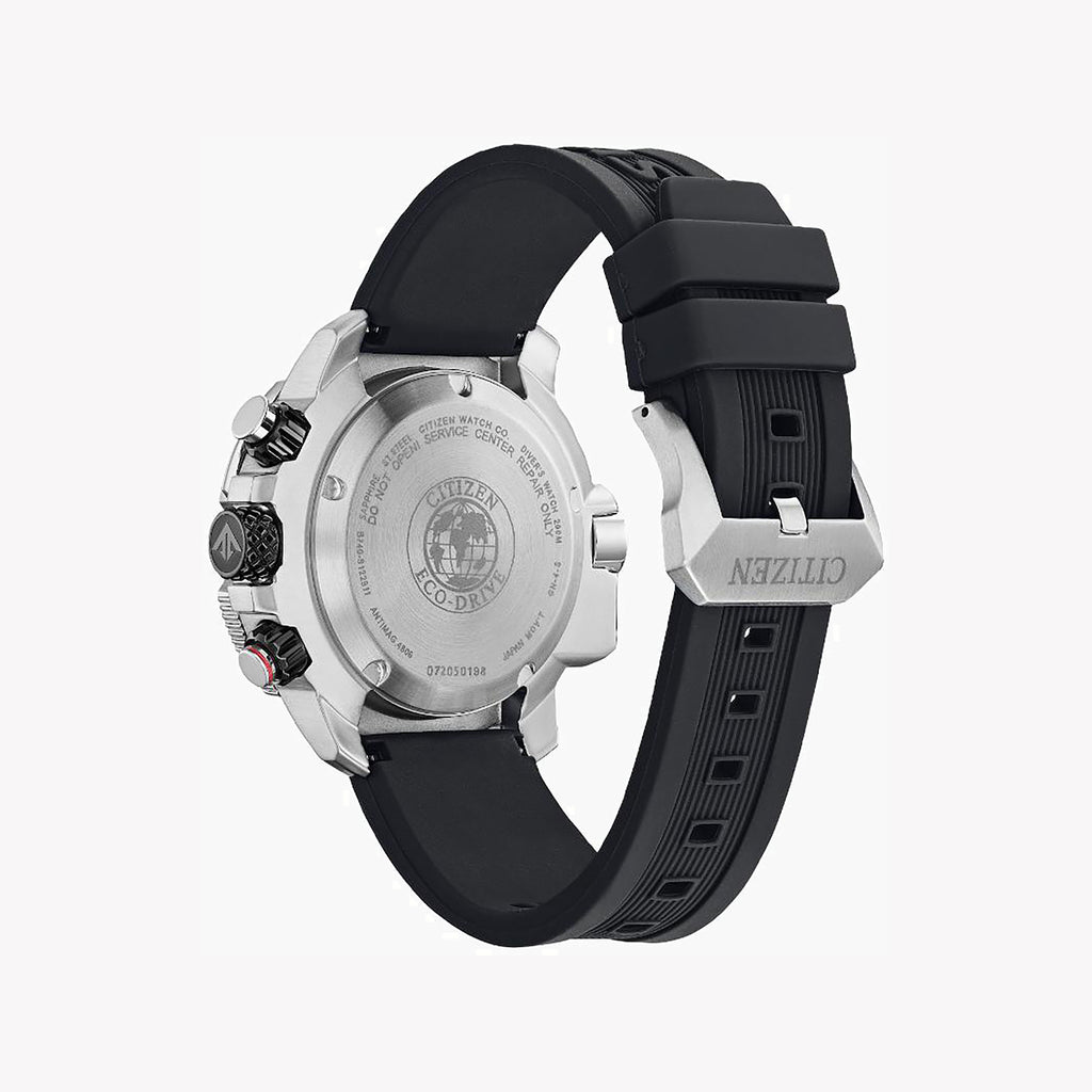 CITIZEN BJ2168-01E MEN’S ECO-DRIVE CHRONOGRAPH - BLACK DIAL, SILVER CASE, ADVENTURE-READY!-i-Watch-2