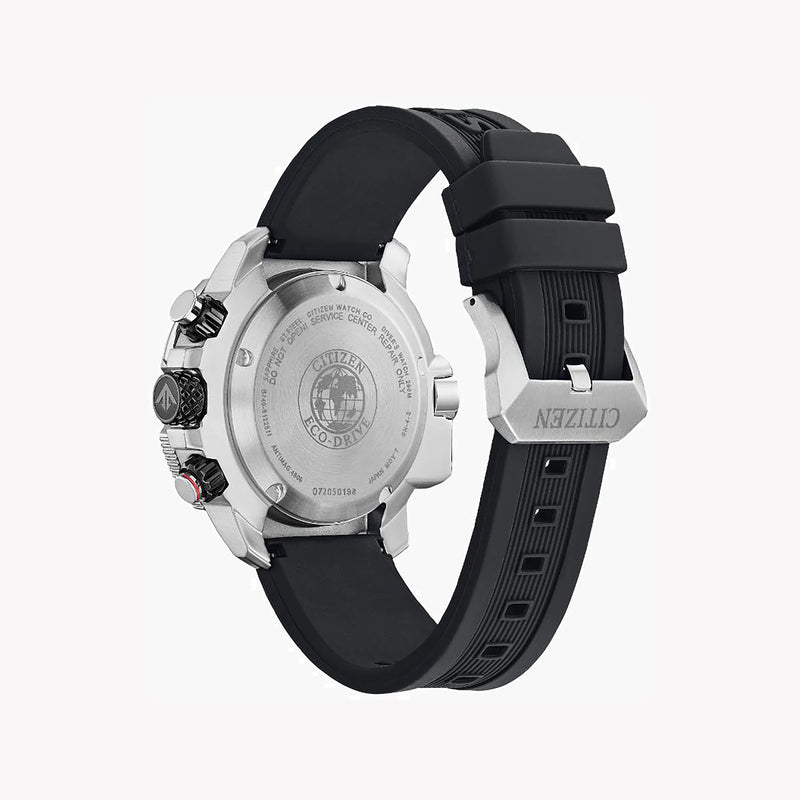 Citizen Bj2168-01e Men’S Eco-Drive Chronograph - Black Dial, Silver Case, Adventure-Ready! by i-watch