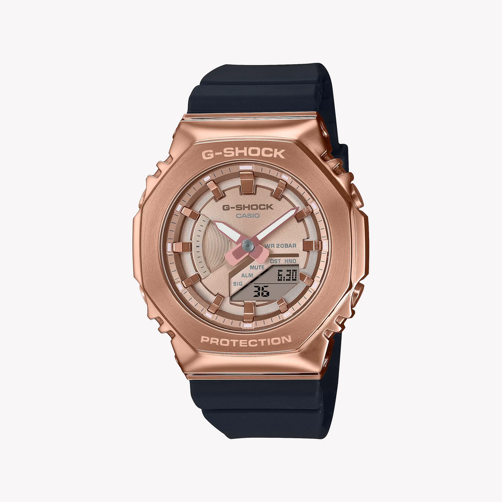 G-Shock Gm-S2100pg-1a4dr - Elegant Rose Gold Resilient Timepiece For Adventurous Women by i-watch