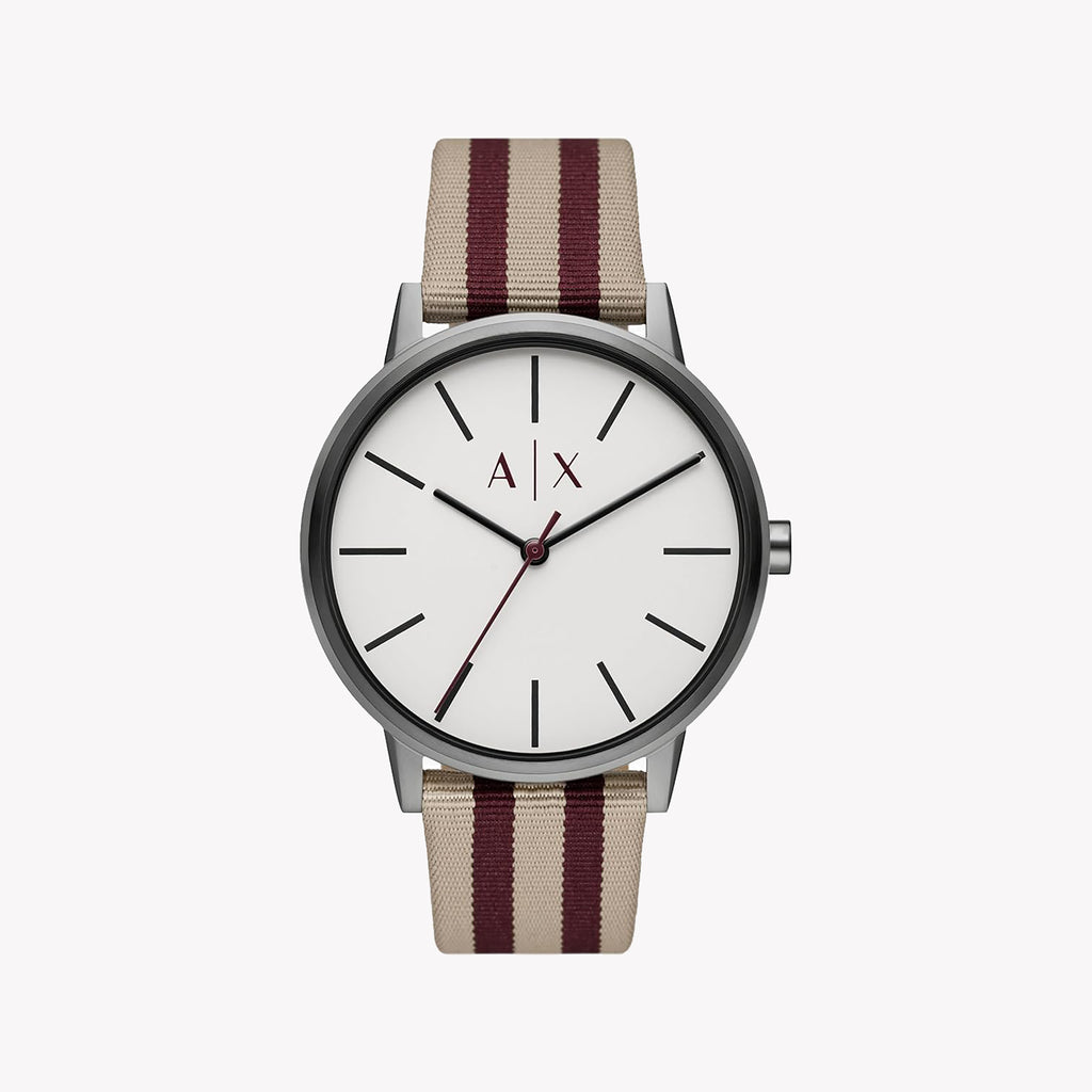 A|X ARMANI EXCHANGE AX2759 - STYLISHLY VERSATILE MEN'S WATCH WITH COLORFUL FABRIC BAND