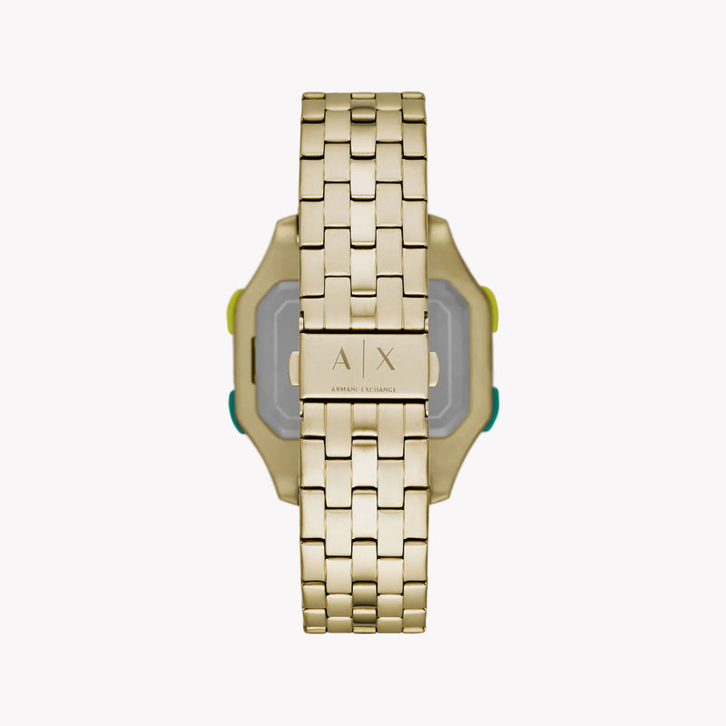 ARMANI EXCHANGE AX2950 GOLD SIGNATURE - BOLD LUXURY MEN'S WATCH WITH DIGITAL DIAL-i-Watch-3