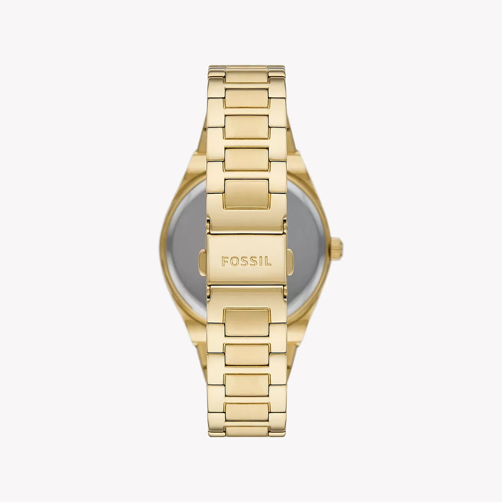 Fossil Women's Gold Stainless Steel Watch, Silver Dial | Es5262 by i-watch