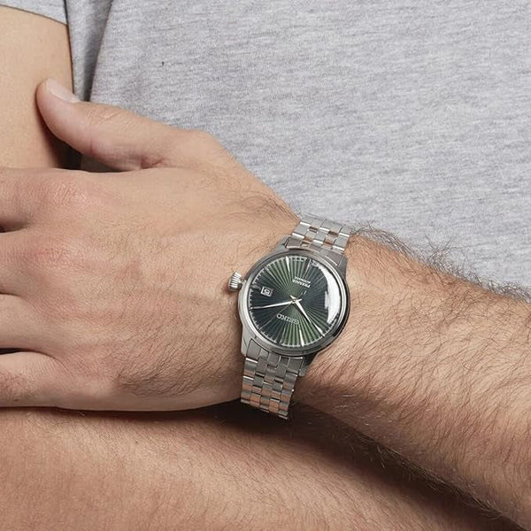 Seiko Men's Silver Watch, Dark Green Dial | Srpe15j1 by i-watch