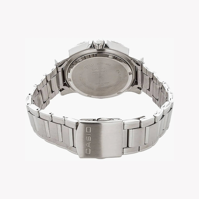 Timeless Elegance Men's Silver Watch, Black Dial | Mtd-1053d-1aves by i-watch