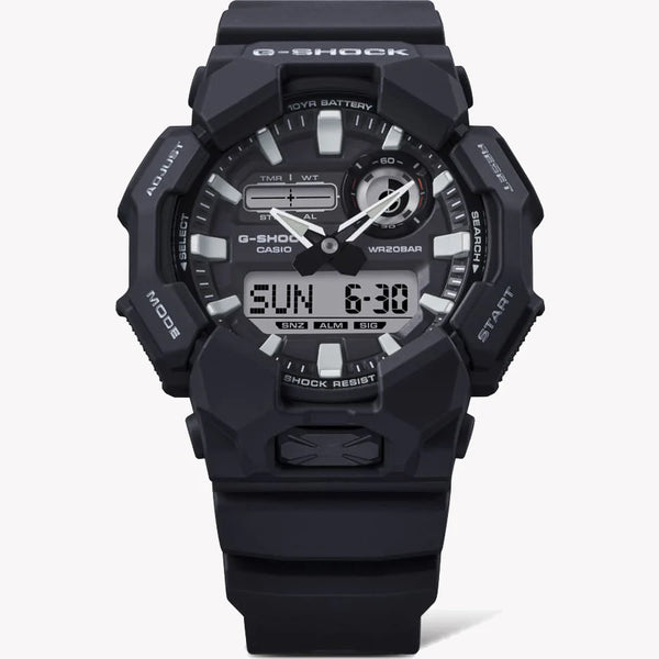 CASIO G-SHOCK GA-010-1AER POWERPLAY - ULTIMATE BLACK MEN'S SPORT WATCH-i-Watch-3