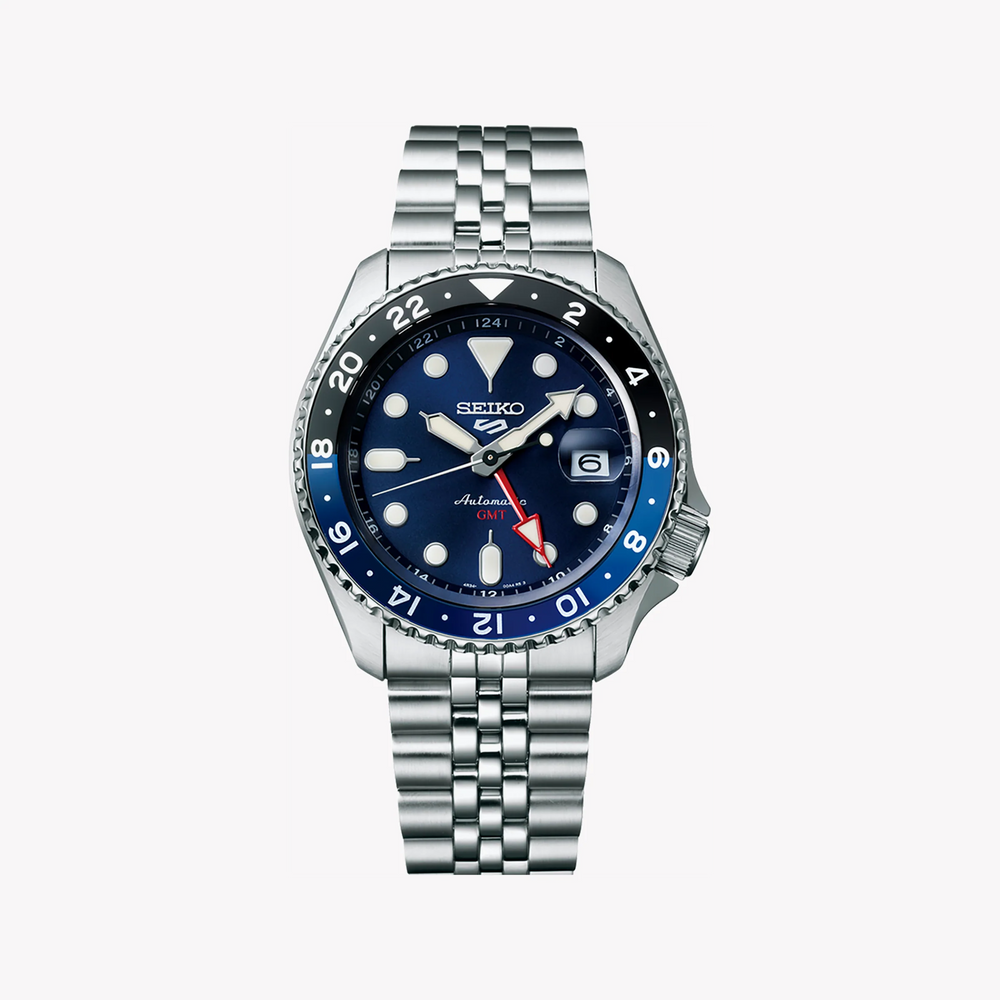 Seiko Men's Stainless Steel Blue Dial, Silver Band | Ssk003k1 by i-watch