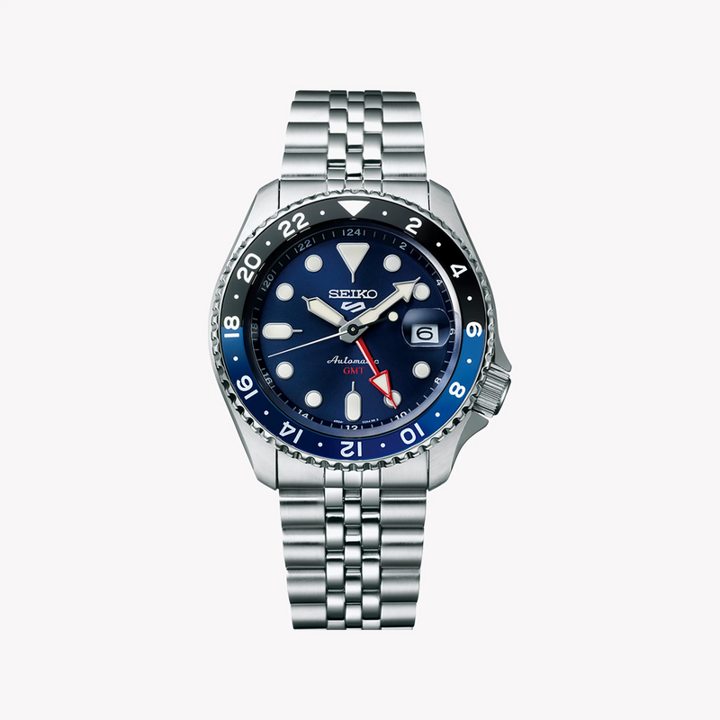Seiko Men's Stainless Steel Blue Dial, Silver Band | Ssk003k1 by i-watch