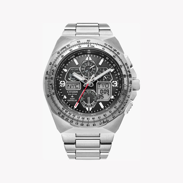 Citizen Men's Stainless Steel Watch, Black Dial | Jy8120-58e by i-watch