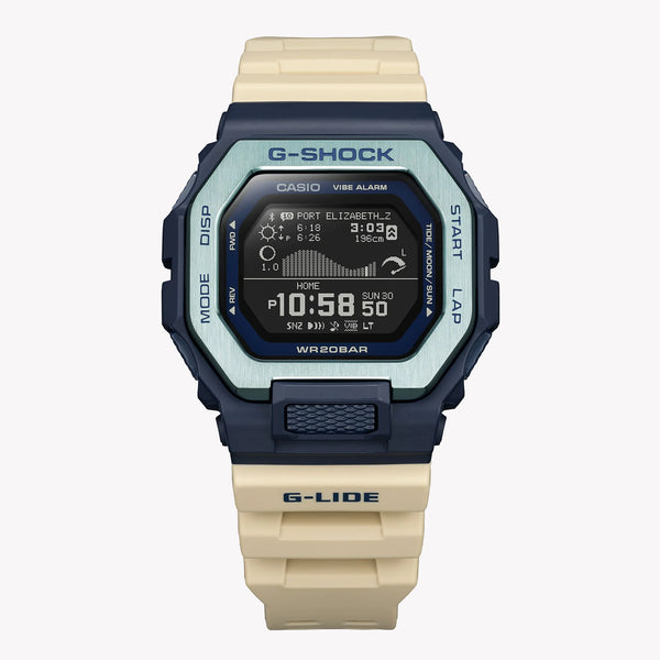 Gbx-100tt-2dr G-Shock - Adventure-Ready Men's Watch With Blue Case & White Band by i-watch