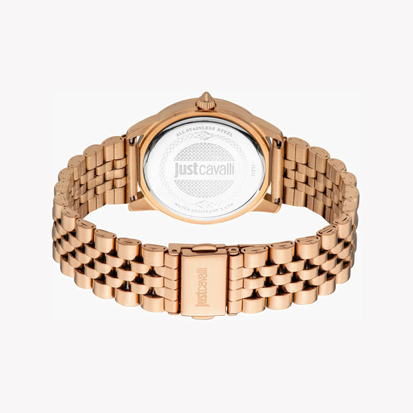 Just Cavalli Women's Rose Gold Stainless Steel Watch, Silver Dial | Jc1l211m0275 by i-watch