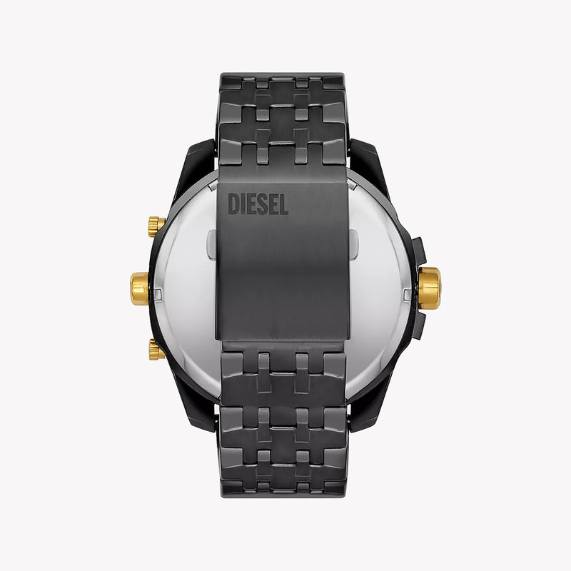 Diesel Men's Black Stainless Steel Watch, Black Dial | Dz7467 – i