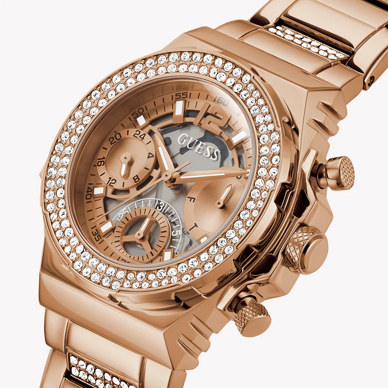 Guess Women's Rose Gold Stainless Steel Watch | Gw0552l3 by i-watch