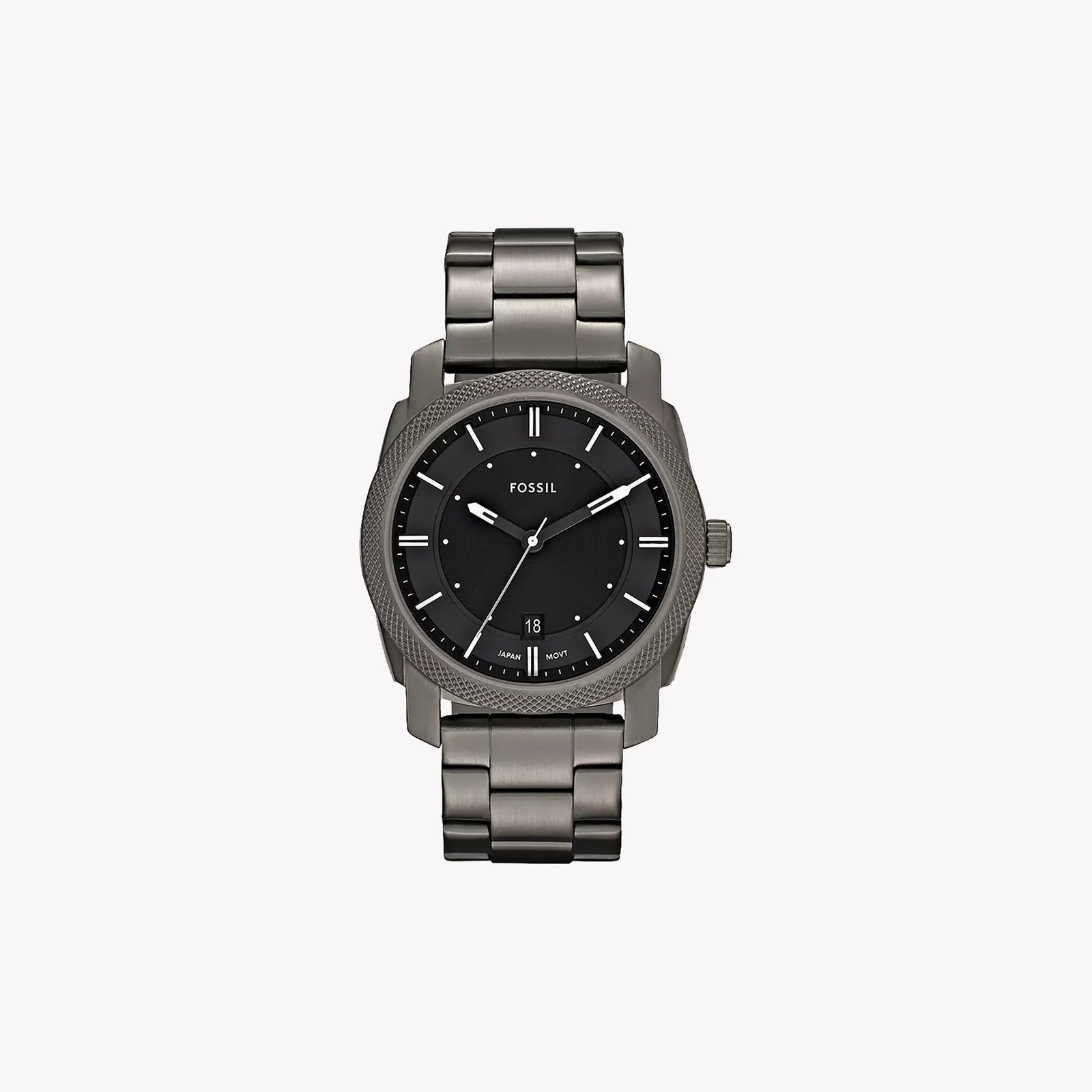 Fossil Men's Grey Stainless Steel Watch, Black Dial | Fs4774 by i-watch