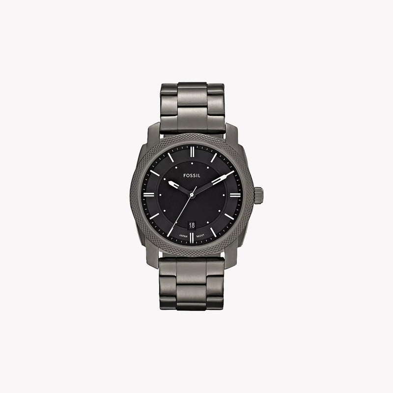Fossil Men's Grey Stainless Steel Watch, Black Dial | Fs4774 by i-watch