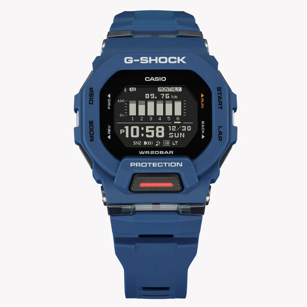 Casio Gbd-200-2er Men's Blue Resin Watch, Digital | Gbd-200-2er by i-watch