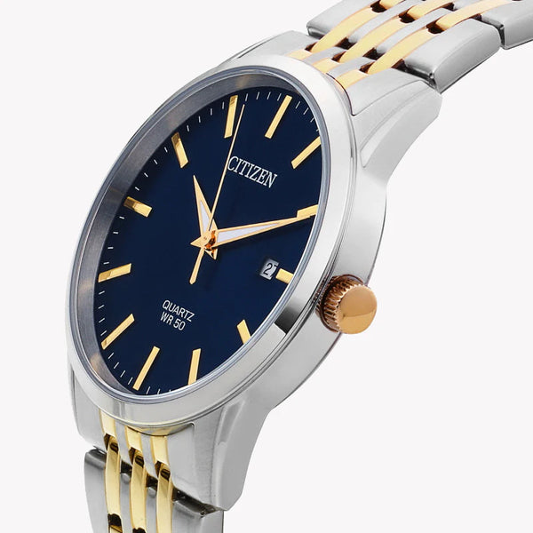 Citizen Men's Silver Watch, Blue Dial | Bi5006-81l by i-watch
