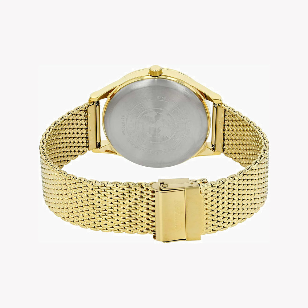 Citizen Men's Gold Stainless Steel, Black Dial | Bv1118-84e by i-watch