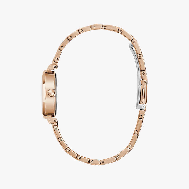 Guess Women's Rose Gold Stainless Steel Watch, Pink Dial | Gw0839l3 by i-watch