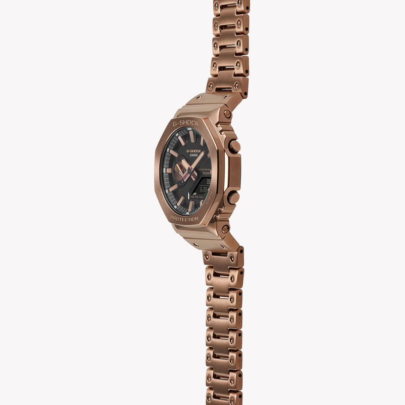 Casio G-Shock Gm-B2100gd-5adr Oak Shimmer - Elegant Rose Gold Men's Timepiece by i-watch