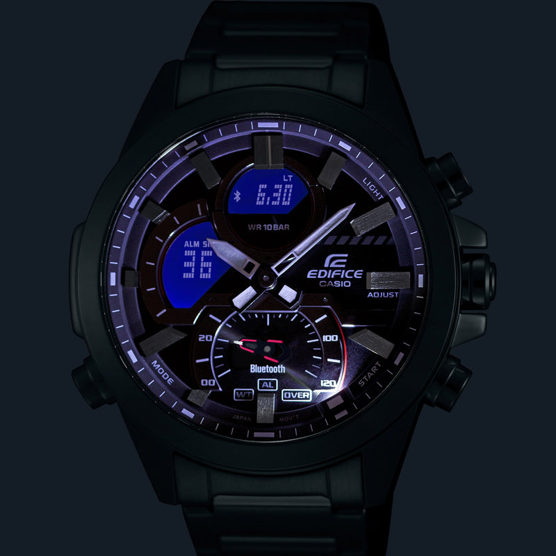 EDIFICE ECB-30D-1AEF - DYNAMIC TIMEPIECE FOR MEN - STAINLESS STEEL & SPORTY DESIGN-i-Watch-4
