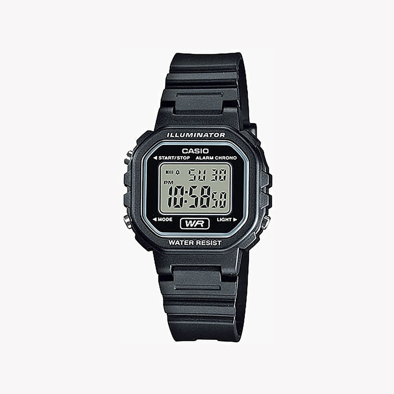 Casio Women's Black Resin Watch, Digital Display | La-20wh-1adf by i-watch