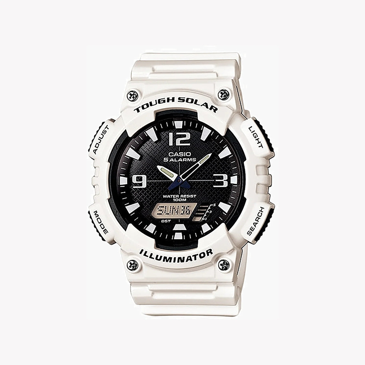 Casio Unisex White Resin Watch, Digital Dial | Aq-S810wc-7avdf by i-watch