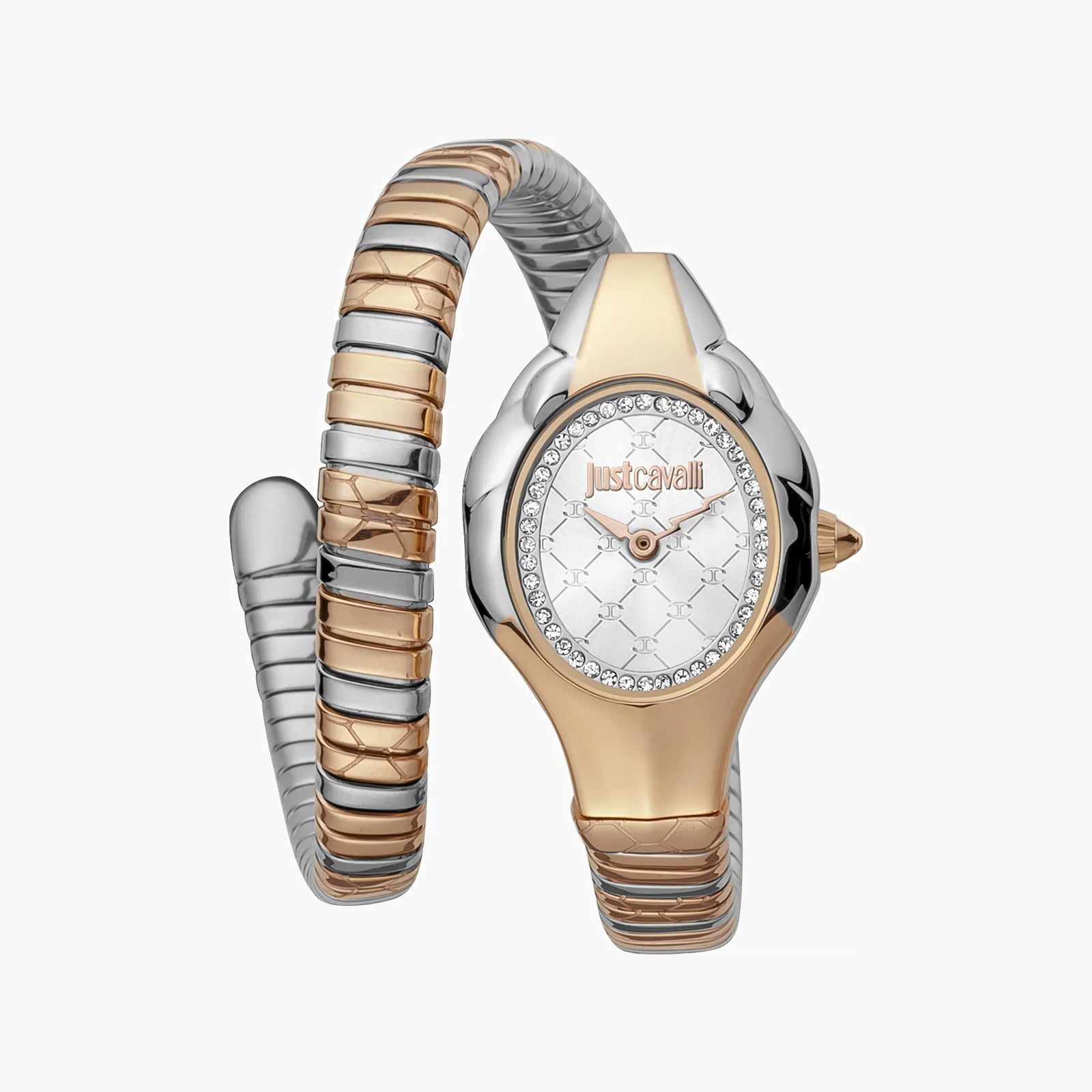 Just Cavalli Women's Silver & Rose Gold Watch, Silver Dial | Jc1l186m0065 by i-watch