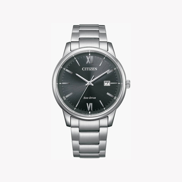 Citizen Men's Silver Stainless Steel Watch, Black Dial | Bm6978-77e by i-watch