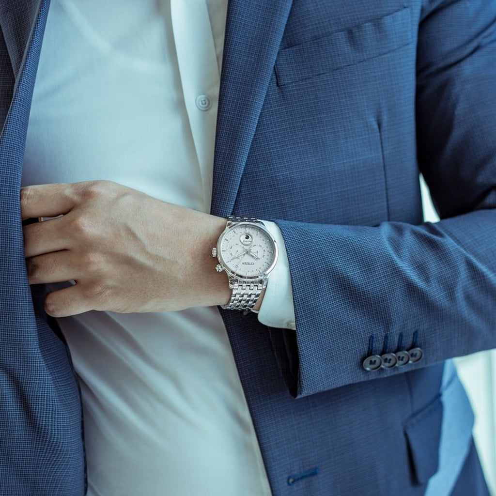 CITIZEN AP1050-56A - ELEGANT ECO-DRIVE TIMEPIECE WITH FULL CALENDAR FUNCTIONALITY-i-Watch-6