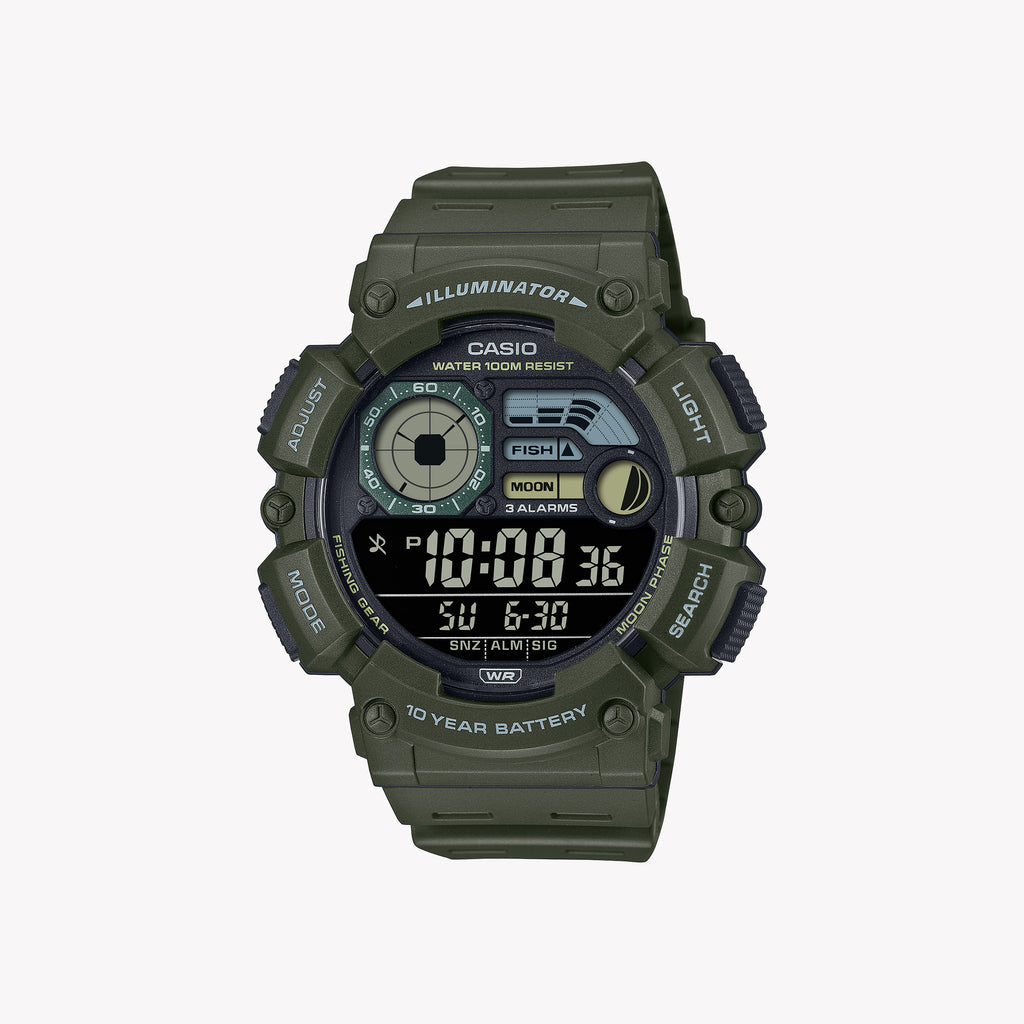 CASIO WS-1500H-3BV ADVENTURE READY - BOLD GREEN SPORT DIGITAL WATCH for MEN