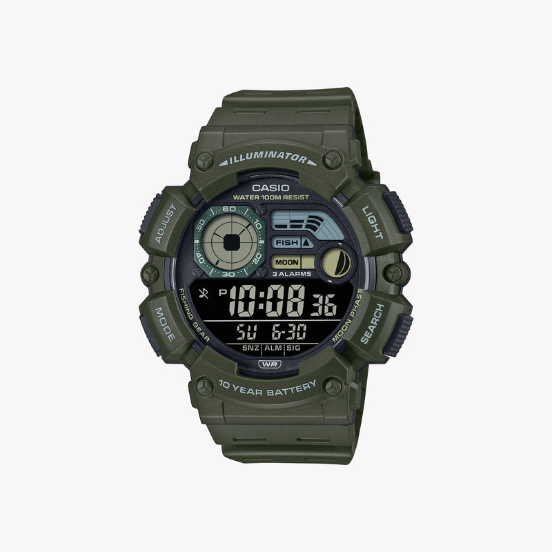 CASIO WS-1500H-3BV ADVENTURE READY - BOLD GREEN SPORT DIGITAL WATCH for MEN